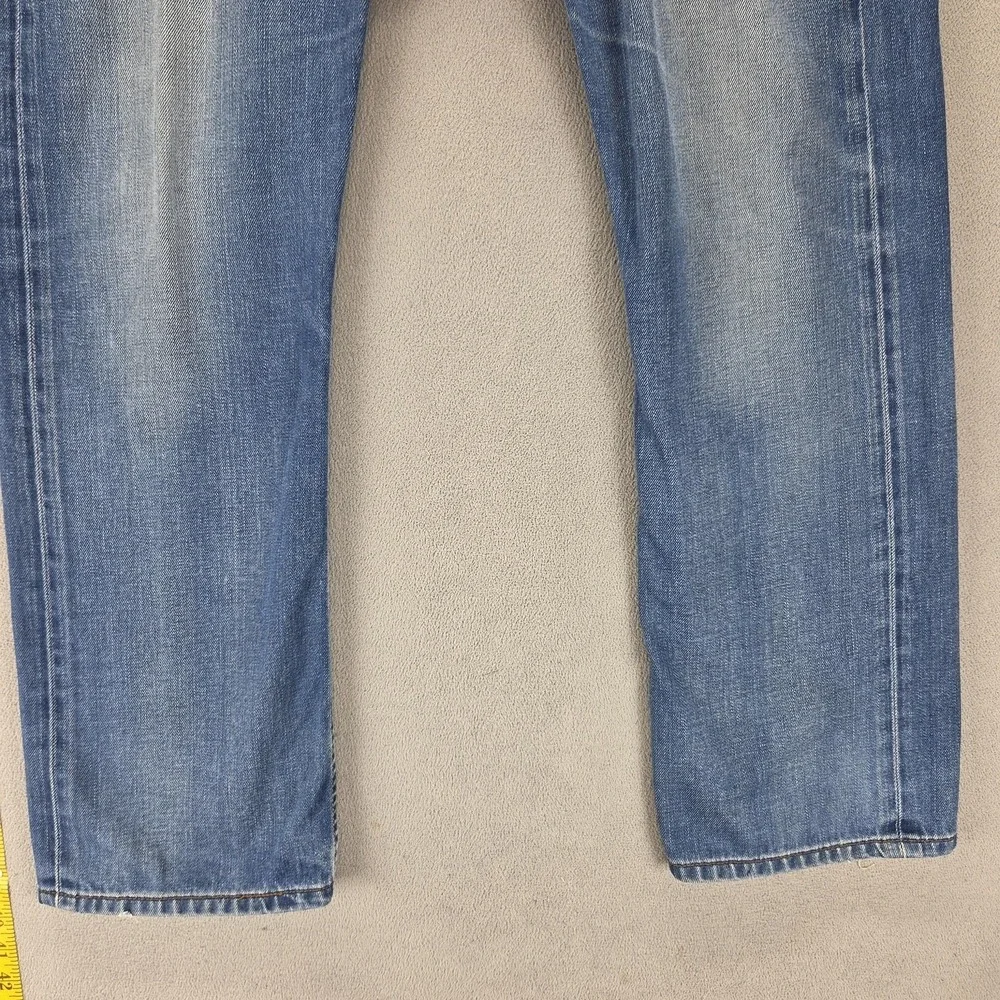 Vintage Levis 506 Jeans Mens Blue Standard Engineered Flap Pockets Fits 32x28